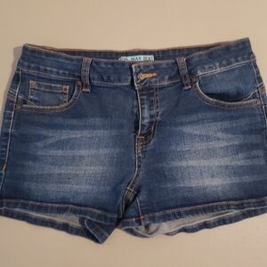 Wax Jean Women's Blue Denim Shorts